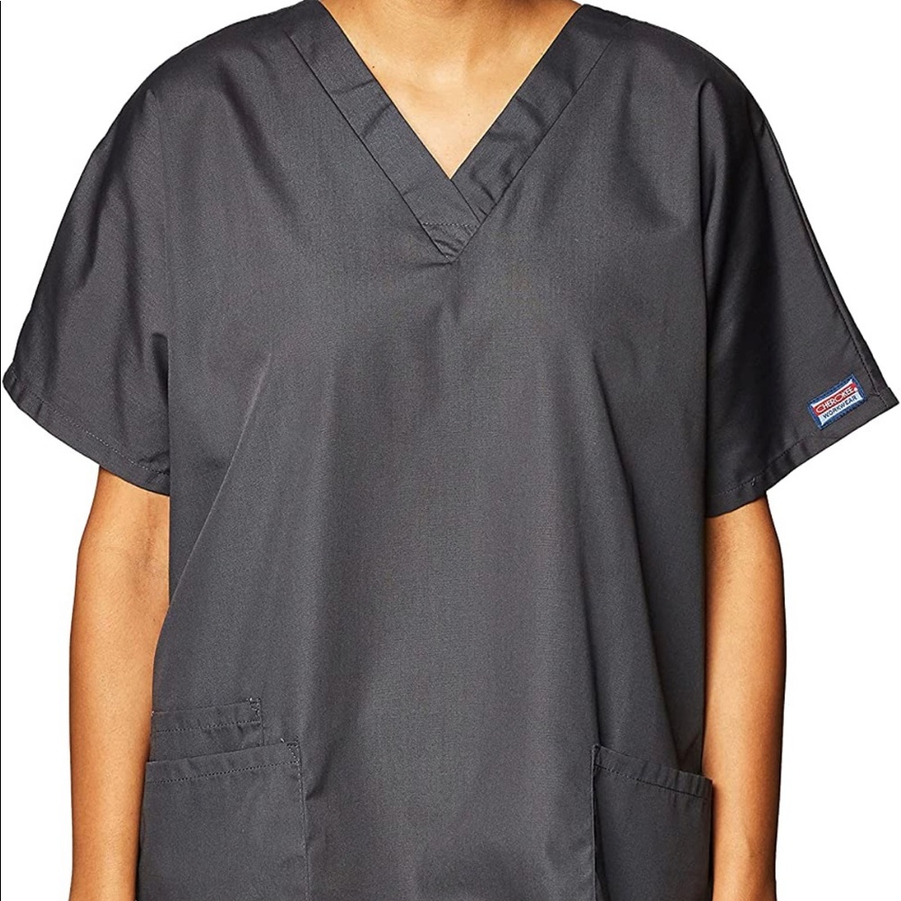 Grey Cherokee scrub shirt